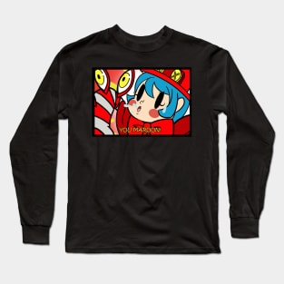 Skullgirls- Peacock "You Maroon" Long Sleeve T-Shirt